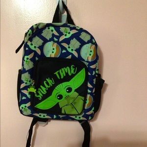 Baby yoda snack time bag/backpack Star Wars Mandalorian